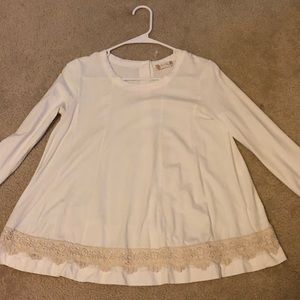 Altar’d State Lace Long-Sleeve Shirt